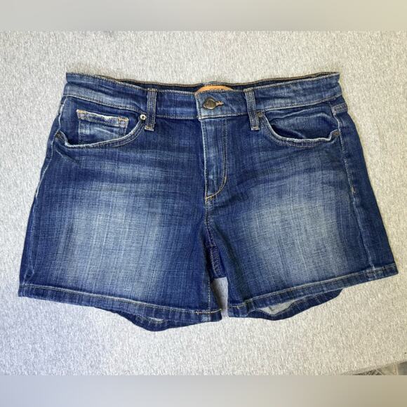 Joe's Jeans Dark Blue Denim Shorts | Size 29 - Picture 1 of 6